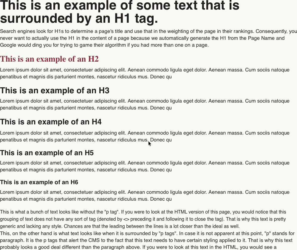 Example: Result of the old method; everything is a little tighter and less neat.